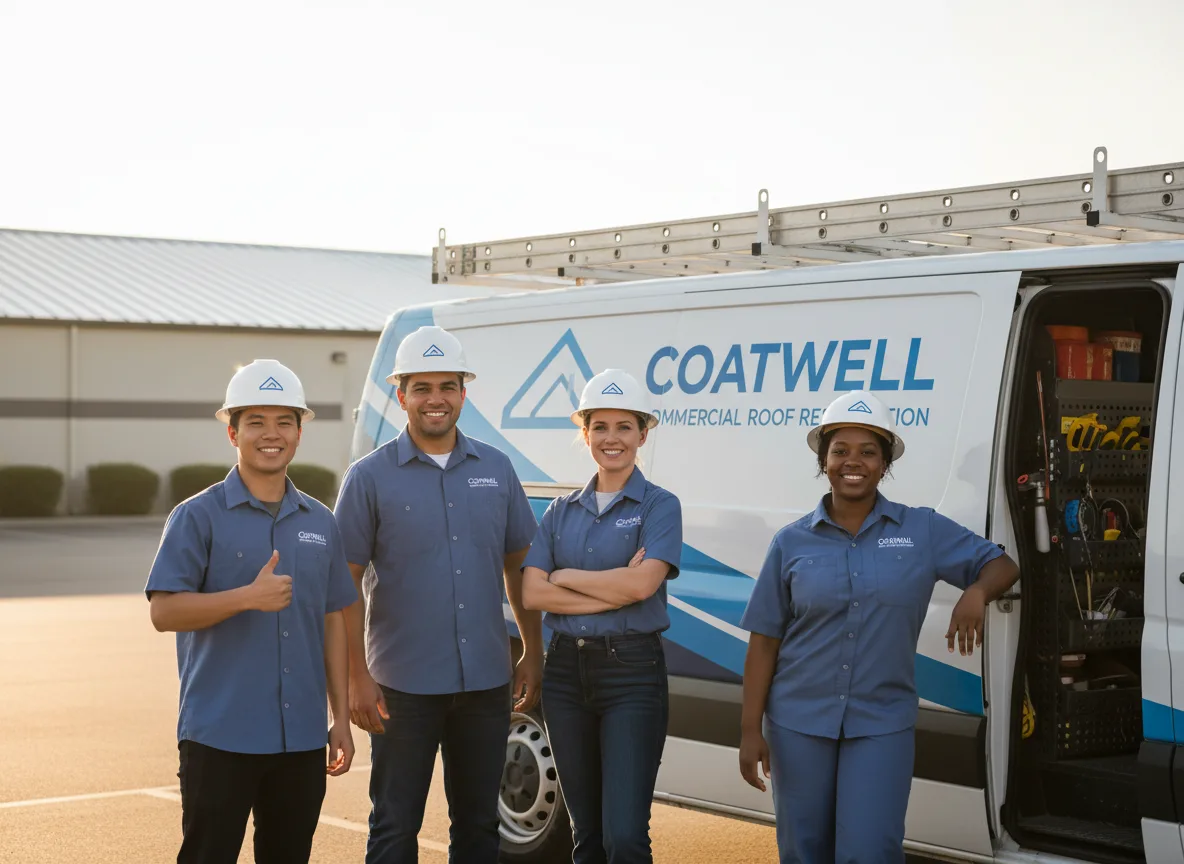 Commercial roof coating company in Barclay, MD